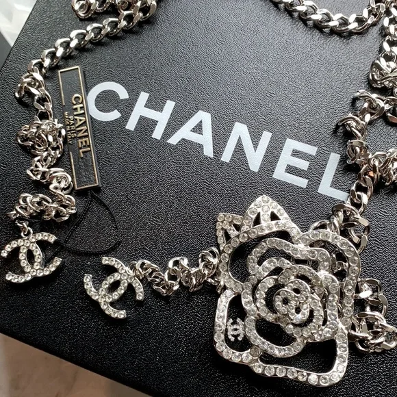 CHANEL | Accessories | Chanel Swarovski Crystal Camellia  display picture 1